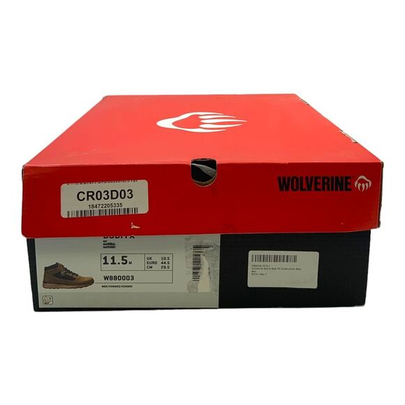 Wolverine Bodi FX Waterproof Work Boot Natural Brown US Men's 11.5 Medium - Picture 8 of 8